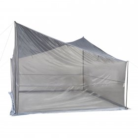 Ozark Trail Tarp Shelter, 9' x 9' with UV Protection and Roll-up Screen Walls