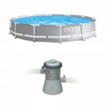 Intex 12 Ft x 30 In Prism Steel Frame Pool | Intex Easy Set Pool Filter Pump