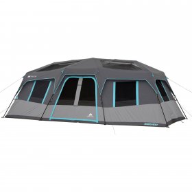 Ozark Trail 20' x 10' Dark Rest Instant Cabin Tent, Sleeps 12