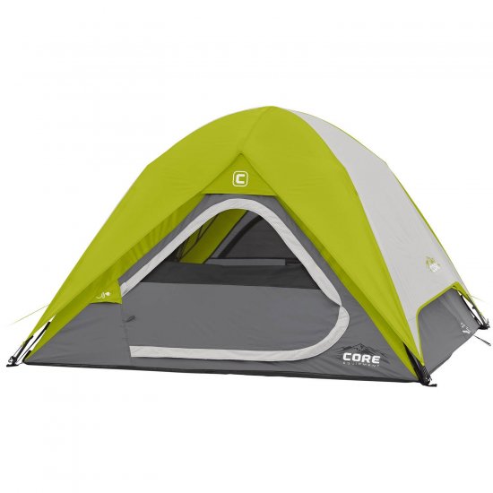 Core Equipment 7\' x 7\' Instant Dome Tent, Sleeps 3