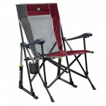 GCI Outdoor RoadTrip Rocker Chair, Cinnamon/Pewter, Adult Chair