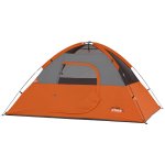 Core Equipment 6 Person Straight Wall Cabin Tent with Screen Room