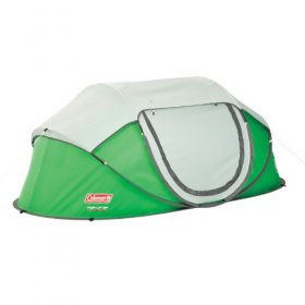 Coleman 2-Person Pop-Up Tent , Green/Grey