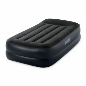 16.5 Intex Twin Dura Beam Plus Pillow Raised Airbed Mattress with Built in Pump