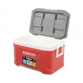 Igloo 50340 50 qt. Capacity Elevated Design Red Reusable Latitude Cooler