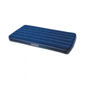 Intex INTEX 64757E Downy Airbed Mattress, 75" x 39", Blue, Vinyl