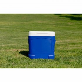 Igloo 60-Quart Ice Cube Roller Cooler Blue