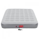 Coleman QuickBed Extra High Air Mattress with Built-In-Pump Queen Gray