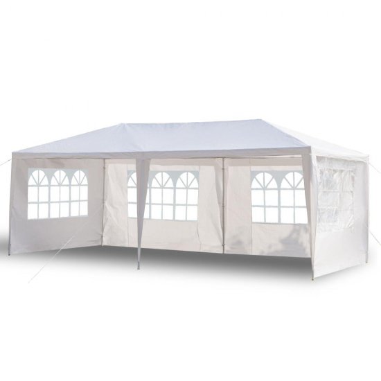 Ktaxon 10\' x 20\' Party Tent Wedding Canopy Gazebo Wedding Tent Pavilion with 4 Side Walls