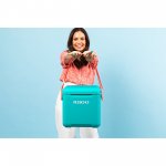 Igloo 11 quart Tag-A-Long, Hard Sided Cooler, Teal and Red