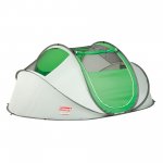 Coleman 4-Person Cabin Tent with Enclosed Screen Porch, Evergreen