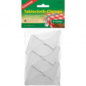 1PK Coghlans Steel Tablecloth Clamps (6-Pack)