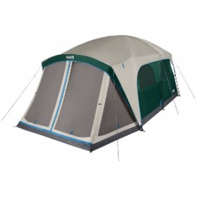 Coleman Skylodge? 12-Person Camping Tent w/Screen Room - Evergreen
