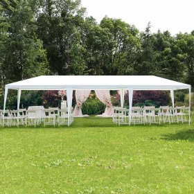 Costway 10'x30'Party Wedding Tent Canopy Heavy duty Pavilion 5 Sidewall