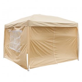 Ktaxon 10'x10' Pop Up Outdoor Instant Folding Wedding Canopy Party Tent Gazebo 4 Walls Yellow