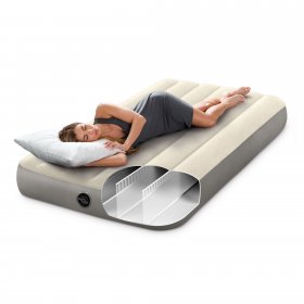 Intex Dura-Beam Standard Series Single Height Inflatable Airbed, Twin