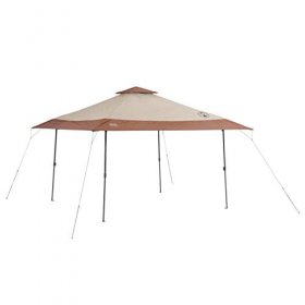 Coleman Canopy Tent | 13 x 13 Sun Shelter with Instant Setup, Khaki