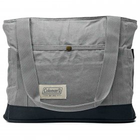 Coleman Backroads 24 Can Insulated Soft Sided Cooler Tote Bag, Gray