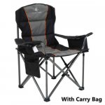 Heavy Duty Portable Outdoor Camping Folding Chair With Cup Holder