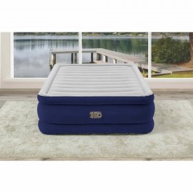 Bestway Tritech Air Mattress Queen 22 in. with Built-in AC Pump and Antimicrobial Coating