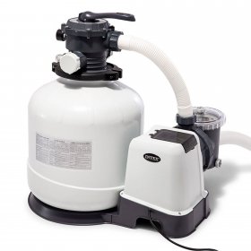 Intex 3000 GPH Pool Sand Filter Pump with Timer and Automatic Skimmer