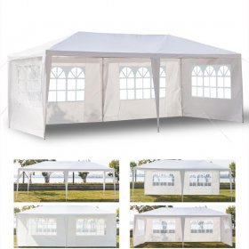 Ktaxon 10'x 20' Party Tent Outdoor Gazebo Wedding Canopy Camping Tent BBQ Canopy