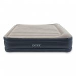Intex Dura Beam Deluxe Raised Blow up Air Mattress Bed with Built in Pump, King