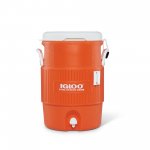 Igloo 5-Gallon Heavy Duty Seat Top Water Container Orange