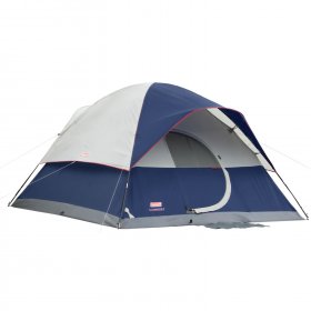 Coleman Elite Sun Dome 6-Person Tent, 1 Room, Navy Blue