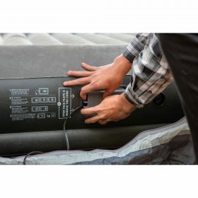 Ozark Trail Tritech Air Mattress Queen 14" with In & Out Pump and Antimicrobial Coating