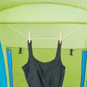 Coleman 7' x 4' Beach Outdoor Compact Canopy Sun Shade Tent SPF 50+, Blue