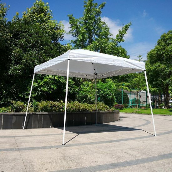 Ktaxon EZ Pop Up Wedding Party Tent Outdoor Patio Folding Gazebo Canopy Shade Shelter 8\' x 8\'