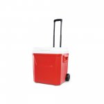 Igloo 60 qt. Laguna Roller Ice Chest Rolling Cooler Red