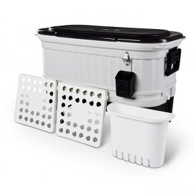 Igloo 125 Quart Party Bar Cooler Thermecool insulated body for long-lasting ice retention