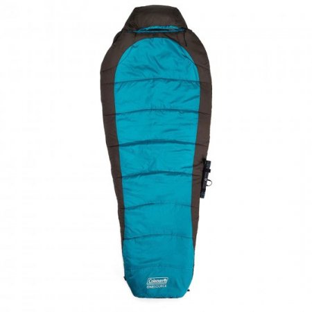 Coleman OneSource Rechargeable Adjustable Heated Sleeping Bag, Teal, 2 Pack