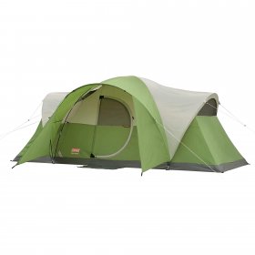 Coleman 8-Person Tent for Camping | Montana Tent with Easy Setup Green