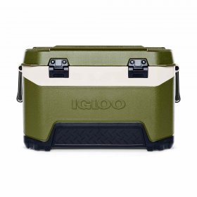 Igloo 52 qt. BMX Hard Sided Ice Chest Cooler, Green and Orange