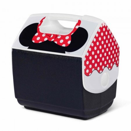 Igloo 7 Qt Disney Playmate Pal Minnie Mouse Ears Chest Cooler, Black