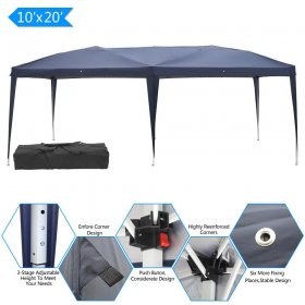 Ktaxon 10' x 20' Easy Pop up Wedding Party Tent Folding Gazebo Beach Canopy W/Carry Bag