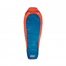 Coleman Kompact 25 Degree F Mummy Sleeping Bag, Tiger Lily