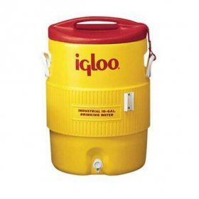 Igloo Industrial Red/Yellow 10 gal Water Cooler