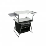 Ozark Trail Kitchen Camping Table, Silver