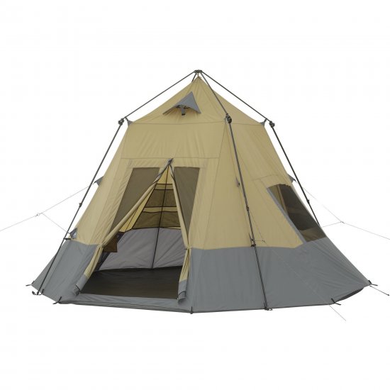 Ozark Trail 12\' x 12\' Instant Tepee Tent, Sleeps 7