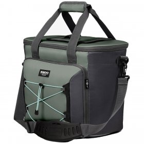 Igloo Max Voyager 28 Quart Tote Soft Sided Cooler, Gray