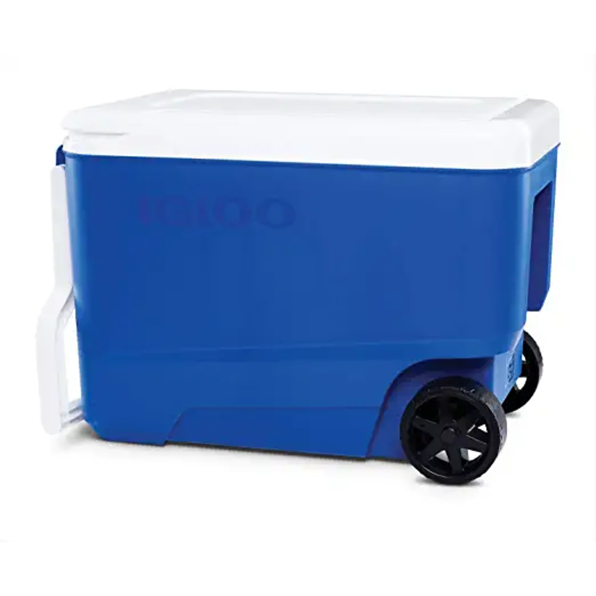 Igloo 38 Qt Wheelie Cool Rolling Ice Chest Cooler, Blue