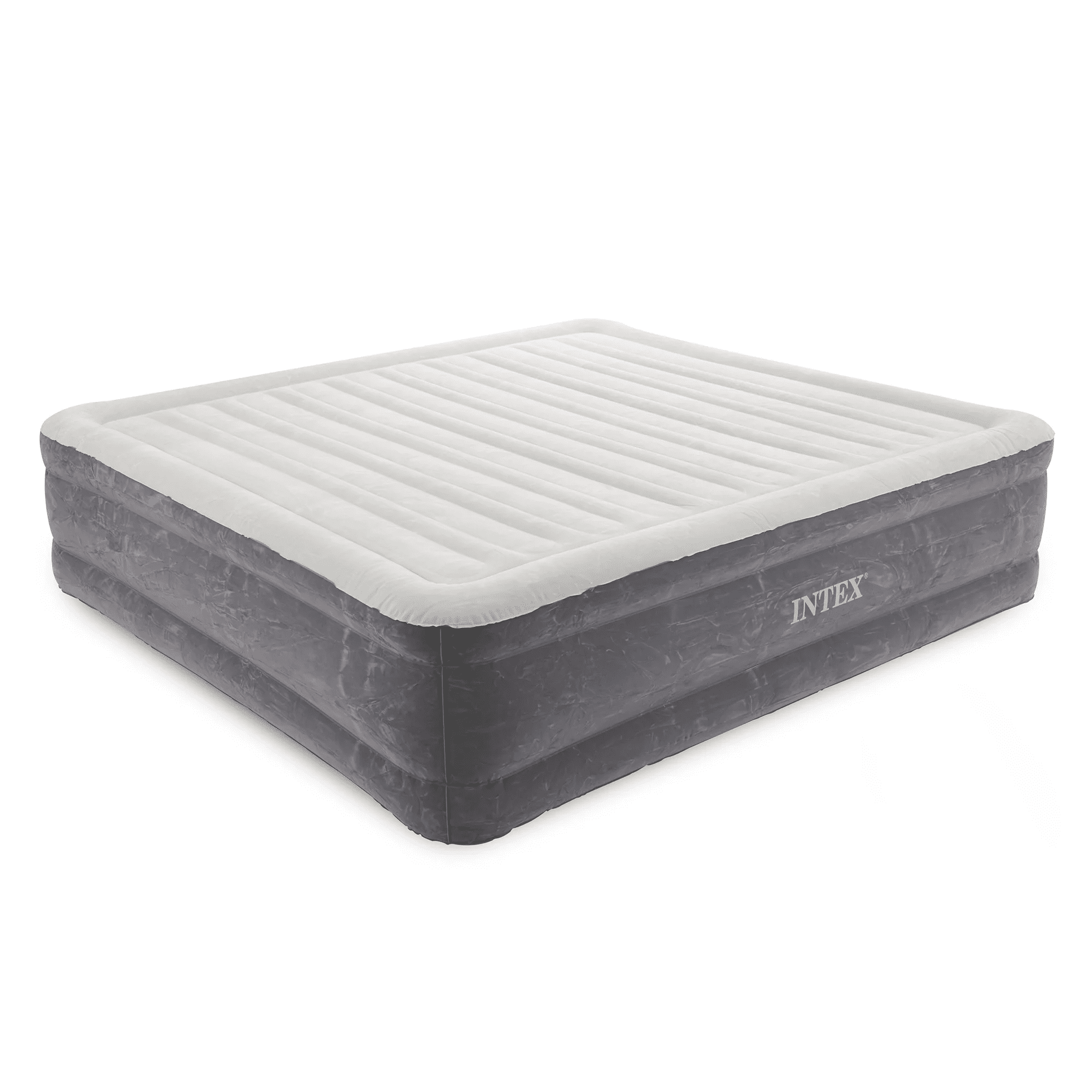 Intex 64409ST 18-inch Inflatable Elevated Premium Comfort Airbed w/Built-In Pump, King